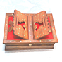 Santarms Handmade Wooden Holy Book Stand for Reading  Geeta Stand Foldable Rehal Holy Books Book Box Quran Sharif Granth Pooja Bhagwat Geeta Holder Rihal Bible Ramayana
