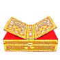 Handmade Quran Box fordable Wooden rehal holy Books Stand Quran Box Stand Book Stand Golden Beads Work
