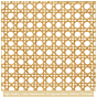 manufactree 24inch  Width Natural Rattan Webbing for Caning Projects Pre , Woven Open Mesh Cane , Cane Webbing Sheet,Natural Rattan Cane Webbing roll 24x24 inch