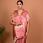 Sitara Luminous Pink Handwoven Banarasi Silk Saree