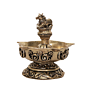 Brass Nandi Diya Nandi Bull Brass Oil Lamp for Home Temple, Puja & Shiv Worship Decor BH11970