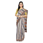 Tasar Dobby Silk Printed Saree | Multicolour