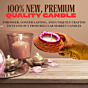 handmade scented candle, Santarms candle, Diwali decoration candle, smokeless drip free candle, long lasting wax candle, festive home décor candle, pooja candle, eco friendly candle, gift candle