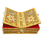 Handmade Quran Box fordable Wooden rehal holy Books Stand Quran Box Stand Book Stand Golden Beads Work