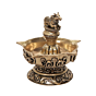 Brass Nandi Diya Nandi Bull Brass Oil Lamp for Home Temple, Puja & Shiv Worship Decor BH11970