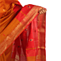 Radiant Mustard Maheshwari Charm | Handwoven Maheshwari Saree