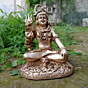 Brass Shiv Sitting Mahadev Statue Idol KBH00740