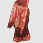 Premium Handloom Maroon Green Saree with Gold Finish