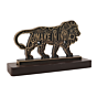 White Metal Lion Big Showpiece Decorative Lion Statue for Home Decor, Office & Gift, BH12330