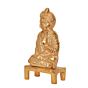 Brass Sahjanand Swami Idol for Home Temple Swaminarayan Bhagwan Brass Murti BH11310