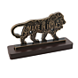 White Metal Lion Big Showpiece Decorative Lion Statue for Home Decor, Office & Gift, BH12330