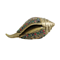 Brass Shankh With Stand KBH11537