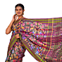 Pochampally Ikat Marthas Design Silk Saree Multicolor Handloom
