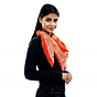 Eri Silk Printed Scarf | Red | 1.1 meter