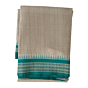 Tussar Karvati Kinar Saree with teal border