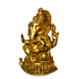 Brass Lord Ast Vinayak Ganesha 0 Inch KBH00006