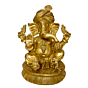 Brass Lord Ganesha With Turban Height 21 Inch KBH00008