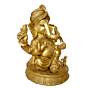 Brass Lord Ganesha With Turban Height 21 Inch KBH00008