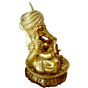 Brass Lord Ganesha With Turban Idol KBH00013