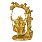 Brass Radha Krishna on Swing 22 Inch KBH00016