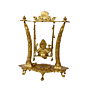 Brass Lord Ganesha on Swing KBH00017
