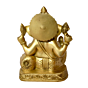 Brass Lord Ganesha on Pillow Idol KBH00018