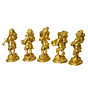 Brass Standing Ganesha Musical Set of 5 -  25A KBH00025