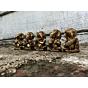Brass Seating Ganesha Musical Set Of 5 KBH00026