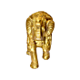 Brass Elephant Medium KBH00039