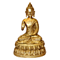 Brass Gautam Buddha 15 Inch KBH00041