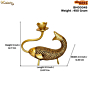 Brass Fish with Candle Stand KBH00045