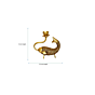 Brass Fish with Candle Stand KBH00045