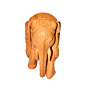 Wooden carving elephant | KBH00048