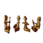Brass Musical Men Set of 4 Pcs Figurines KBH00069
