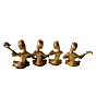 Brass Musical Men Set of 4 Pcs Figurines KBH00069
