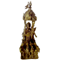 Brass arjun chariot 15 Inch | KBH00109