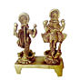 Brass Lord Vishnu & Goddess Lakshmi Idol KBH00131