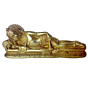 Brass Lord Hanuman Sleeping Posture Idol KBH00142