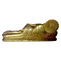 Brass Lord Hanuman Sleeping Posture Idol KBH00142