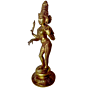 Brass half lord shankar & parvati 12 Inch | KBH00147