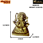Brass Lord Hanuman Panchamukhi Idol KBH00155