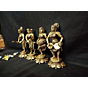 Brass four lady musical set 8 Inch | KBH00158