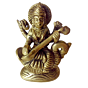 Brass Goddess Sarasvati Idol KBH00170