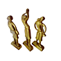 Brass Lady Musical Trio Figurines KBH00178