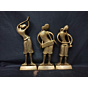 Brass Lady Musical Trio Figurines KBH00178