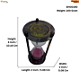 Brass & Glass Sand Timer  Marine Arts 1917 BH00190