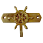 Brass Boat Wheel Key Holder KBH00272