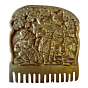 Handcrafted Radha-Krishna Brass Miniature Comb