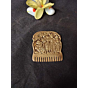 Handcrafted Radha-Krishna Brass Miniature Comb