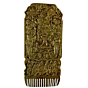 Brass Radha Krishna Ganesha Artistic Comb Miniature KBH00278